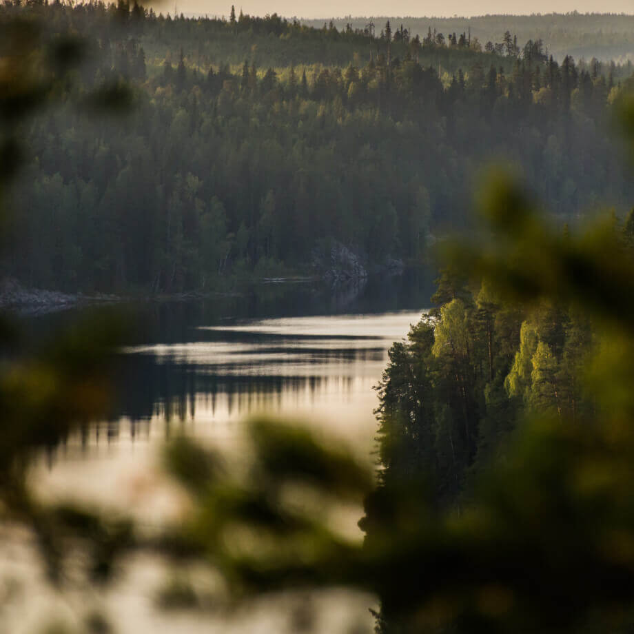 Lake in Republic of Karelia.