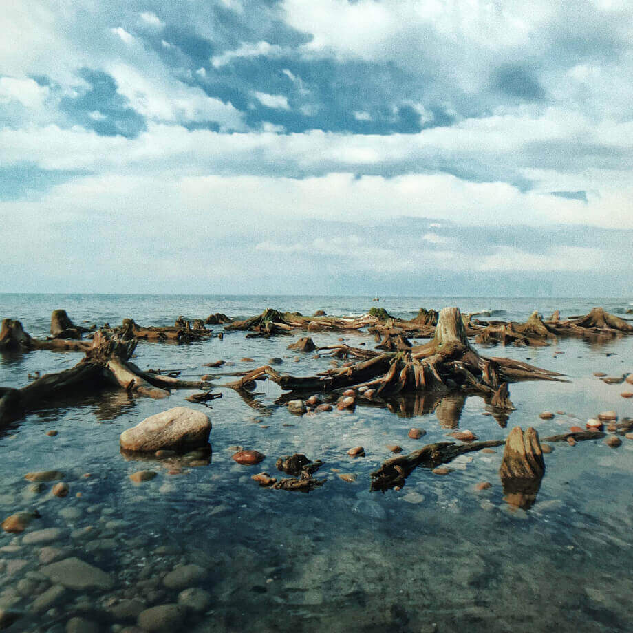 Sea view on Curonian Spit.